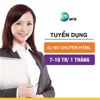 TUYỂN 02 NHÂN VIÊN HTML THÁNG 4 - 2021