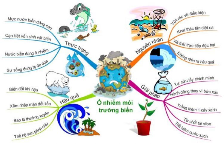 Cách vẽ sơ đồ tư duy đẹp