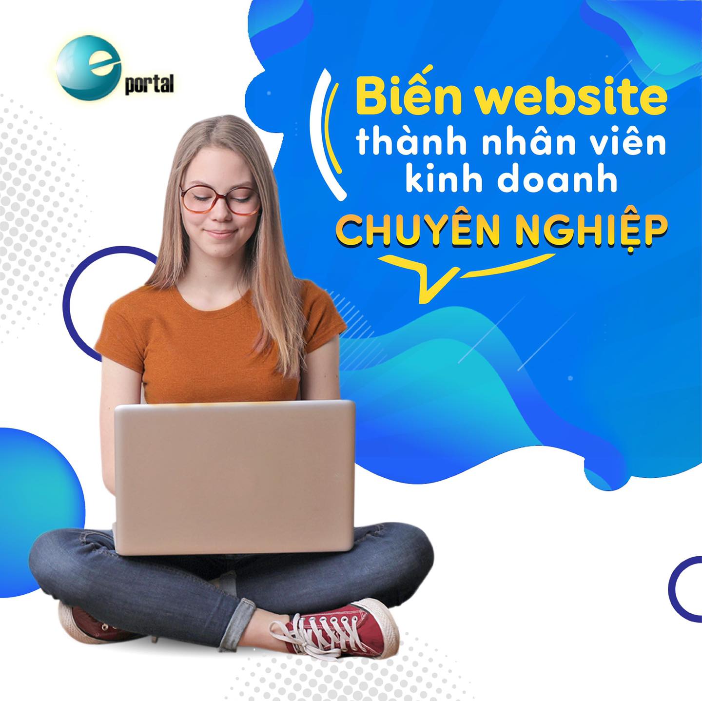 Thiết kế website bán hàng miễn phí Eportal 