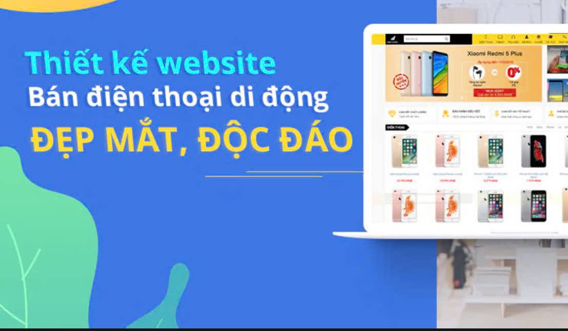Thiết kế web bán điện thoại