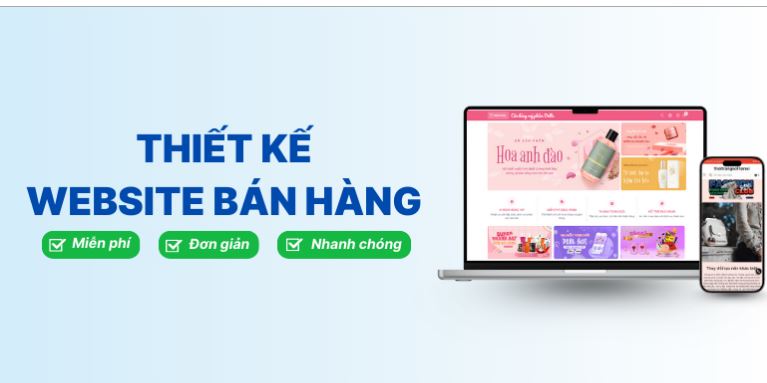 Thiết kế website bán hàng miễn phí