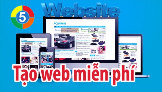 Tự tạo website trực tuyến miễn phí